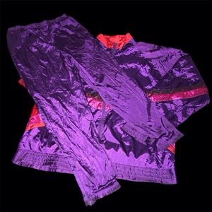 Purple Vintage 80’s Tracksuit (M)